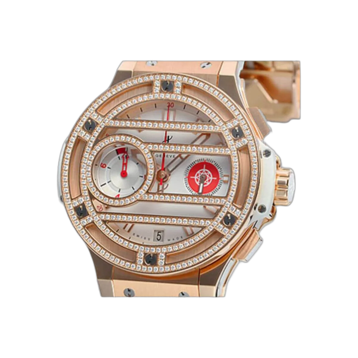 Hublot Big Bang Costa Smeralda 347.PE.2123.LR.1104.PCM12 Chronograph Weißes Zifferblatt