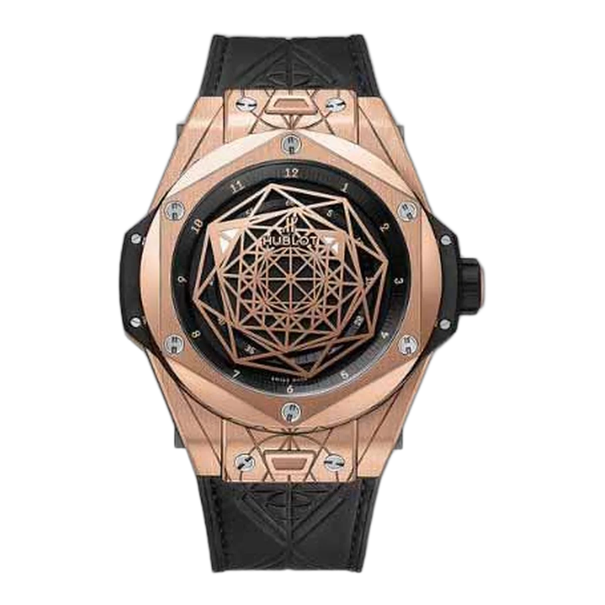 Hublot Big Bang Sang Bleu 415.OX.1118.VR.MXM17 限量版 99 枚 18Kt 玫瑰金 45 毫米男士手表