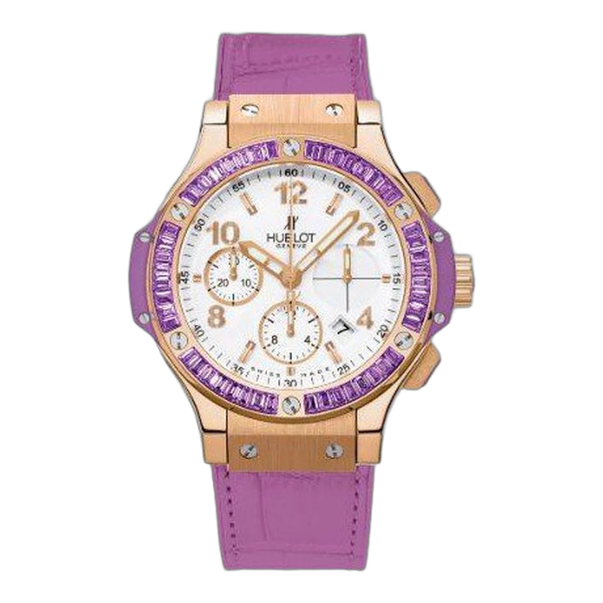 Hublot Big Bang Tutti Frutti Purple 18Kt Rose Gold 41Mm Ladies Watch