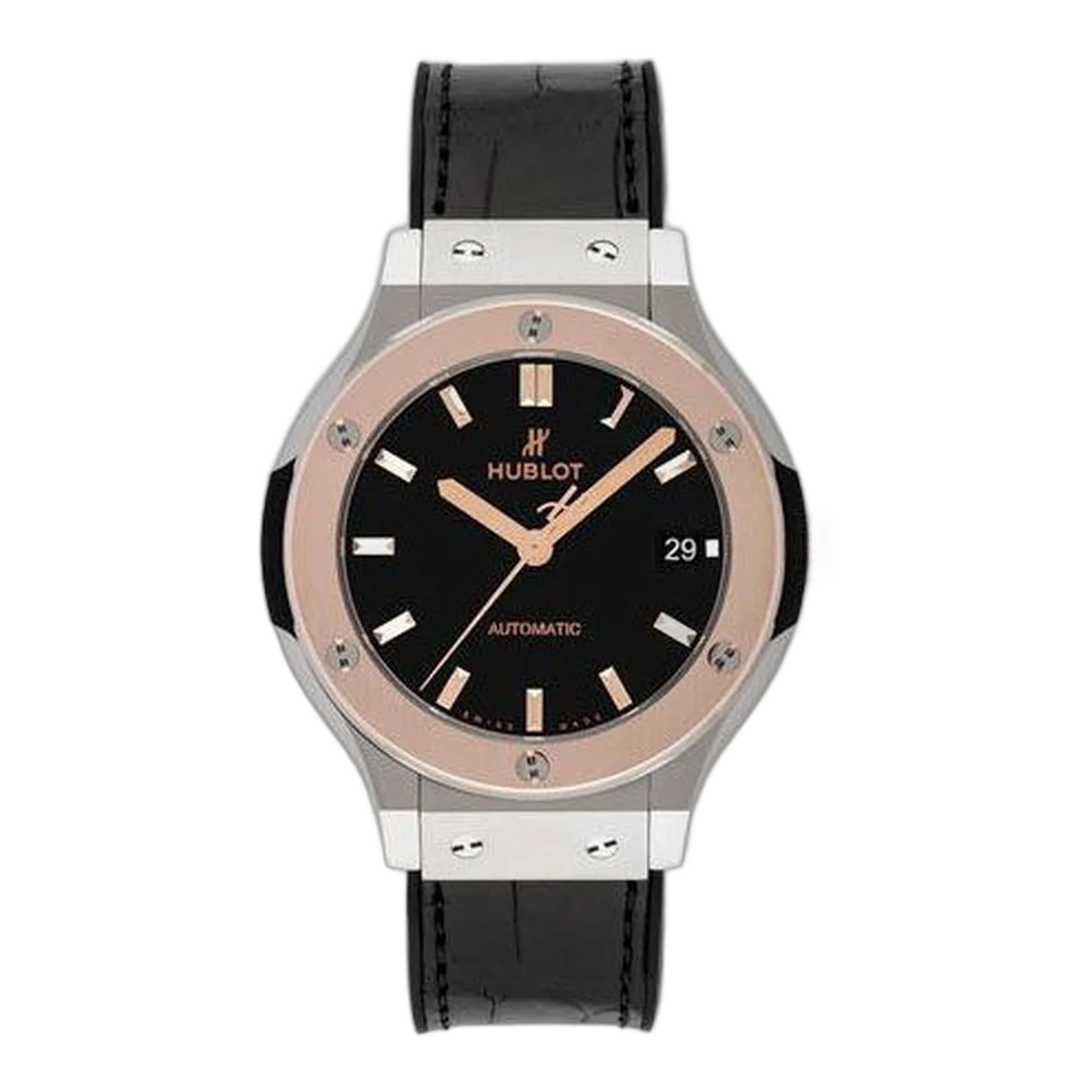 Hublot Classic Fusion 38Mm Titanium &amp; 18K Rose Gold Men's Watch