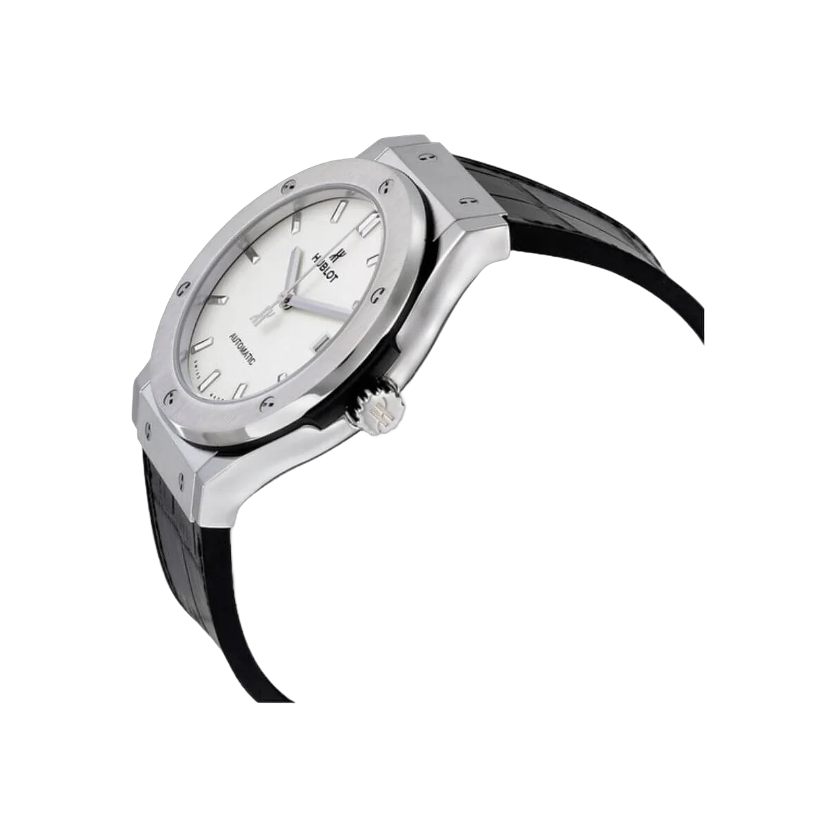 Hublot Classic Fusion 511.NX.2611.LR Titanium 45mm Silver Dial Men's Watch