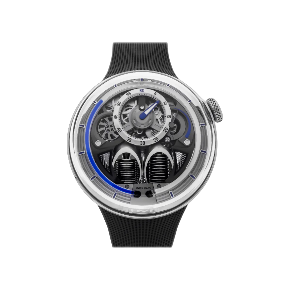HYT H1.0 Blue Steel H02023 Balck Dial