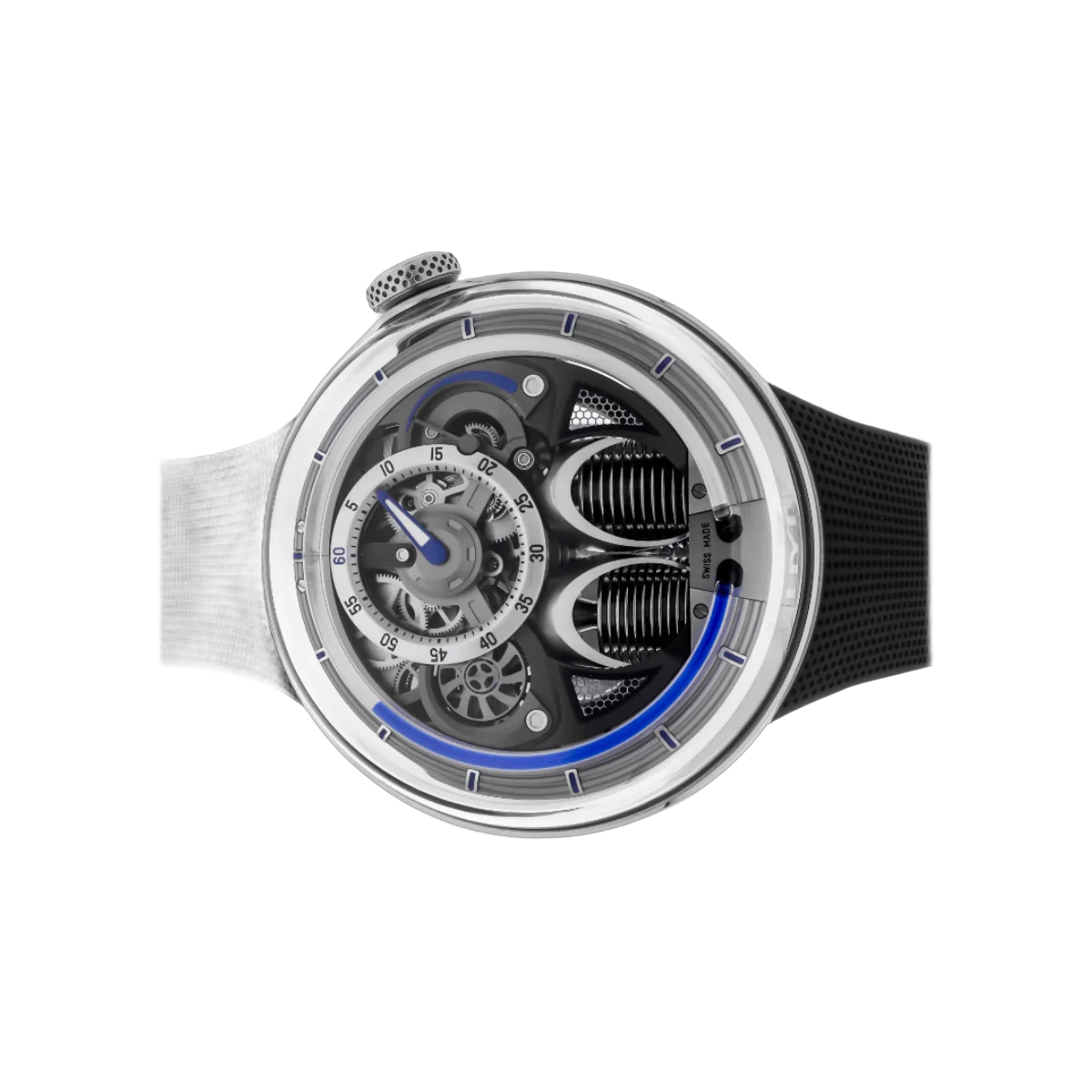 HYT H1.0 Blue Steel H02023 Balck Dial