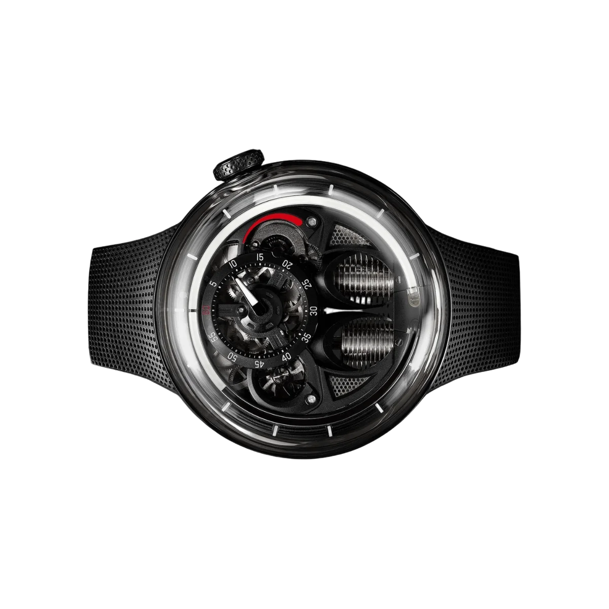 HYT H1.0 x مستر بورتر H02361 إصدار محدود مينا أسود