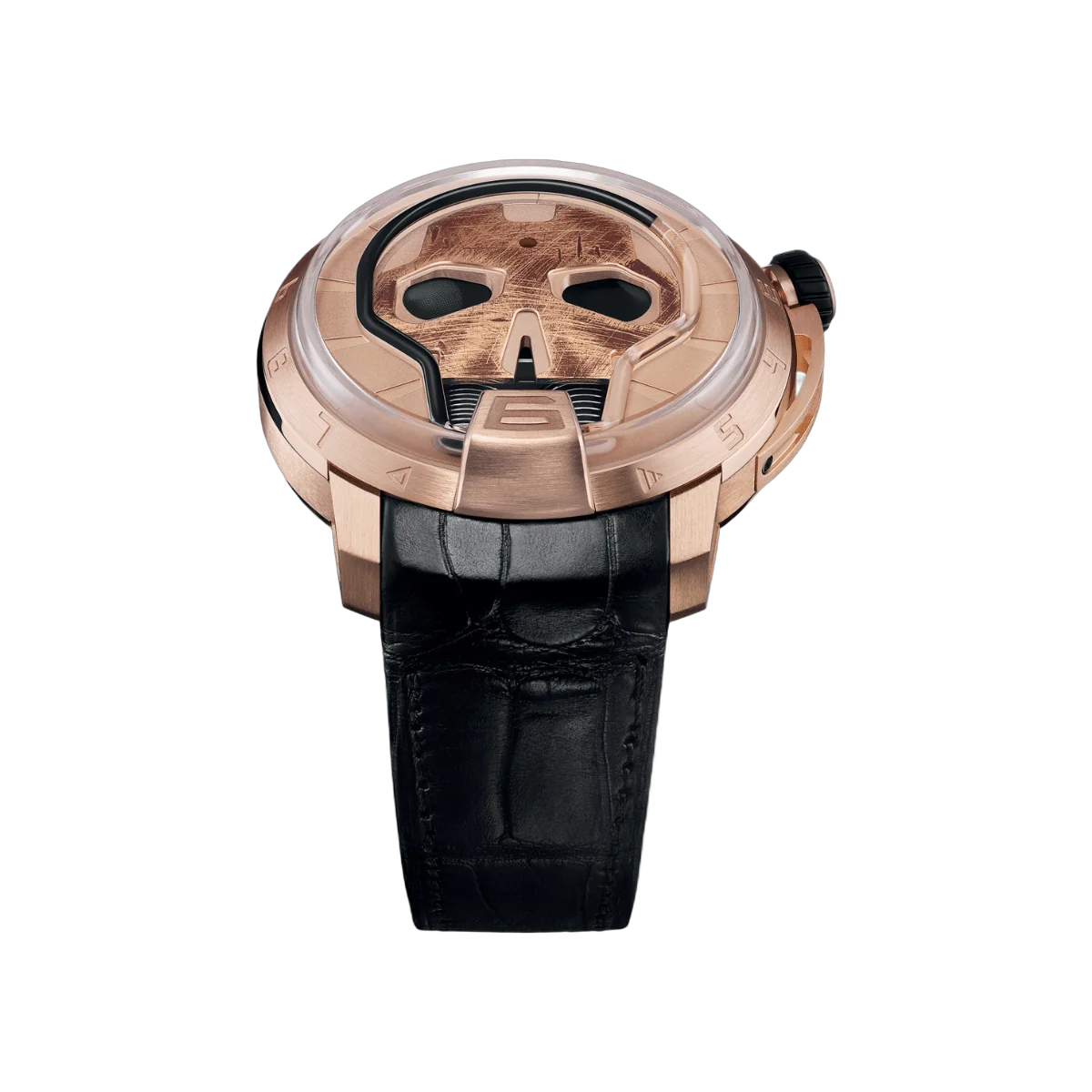 HYT Skull S48-PG-57-NF-RF Brown Dial