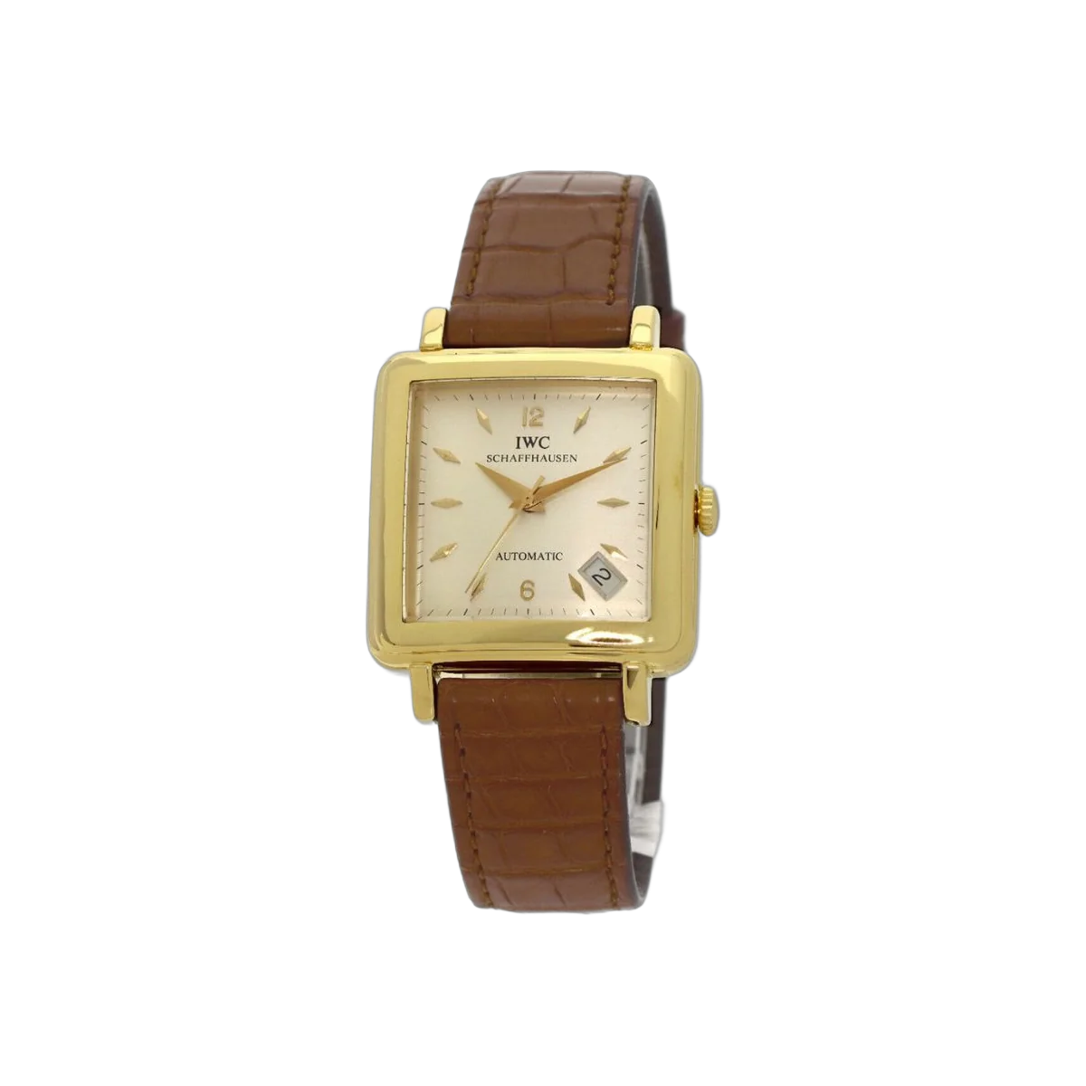 IWC تشوكلاتوني IW1876 أوتوماتيكية ذهب أصفر