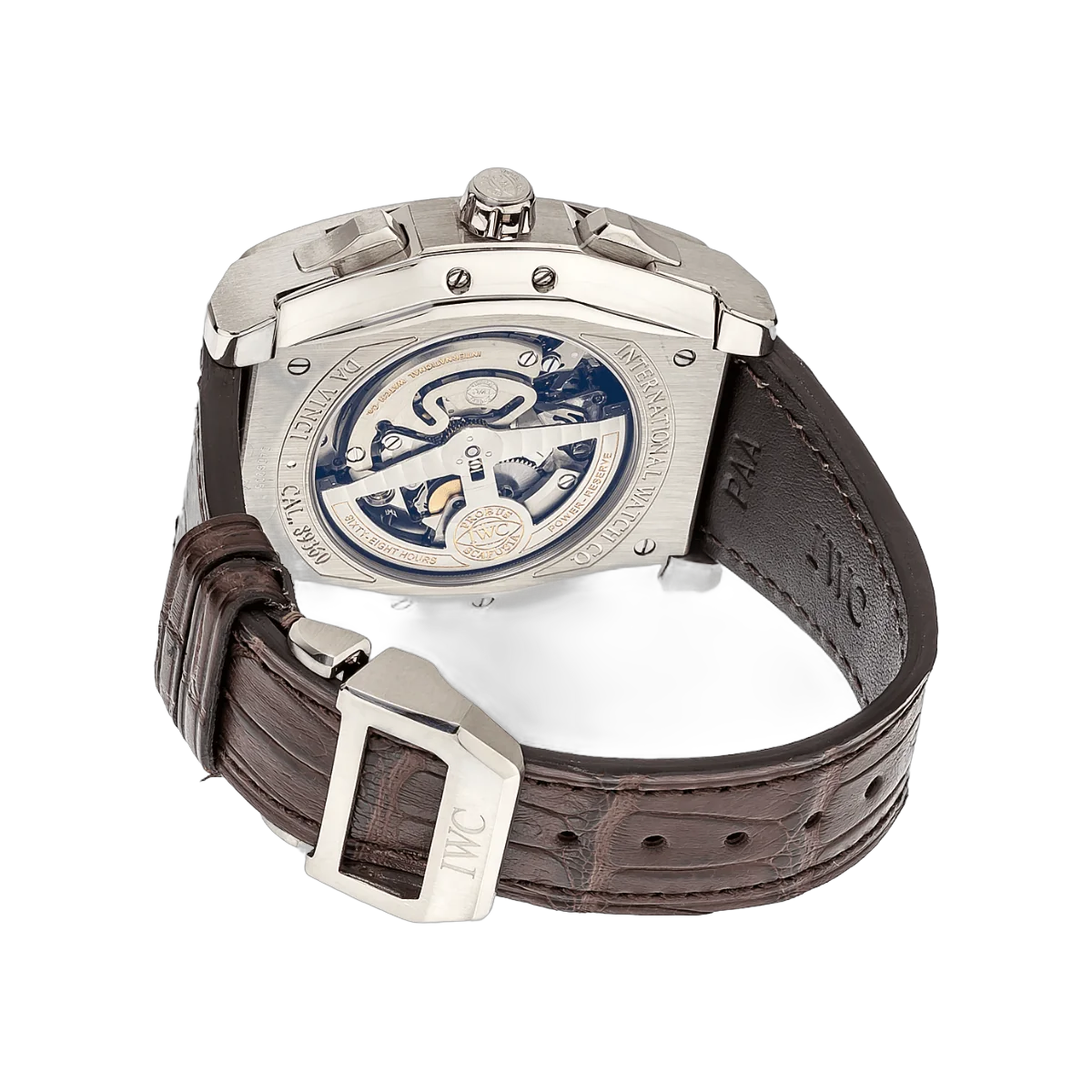 IWC دافينشي IW376401 ذهب أبيض عيار 18 قيراط مينا رمادي أردوازي أوتوماتيكي