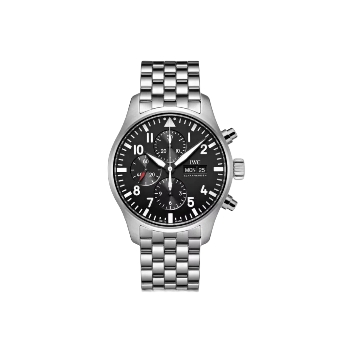 IWC Pilot Chronograph IW377710 Special Edition 43Mm Black Dial