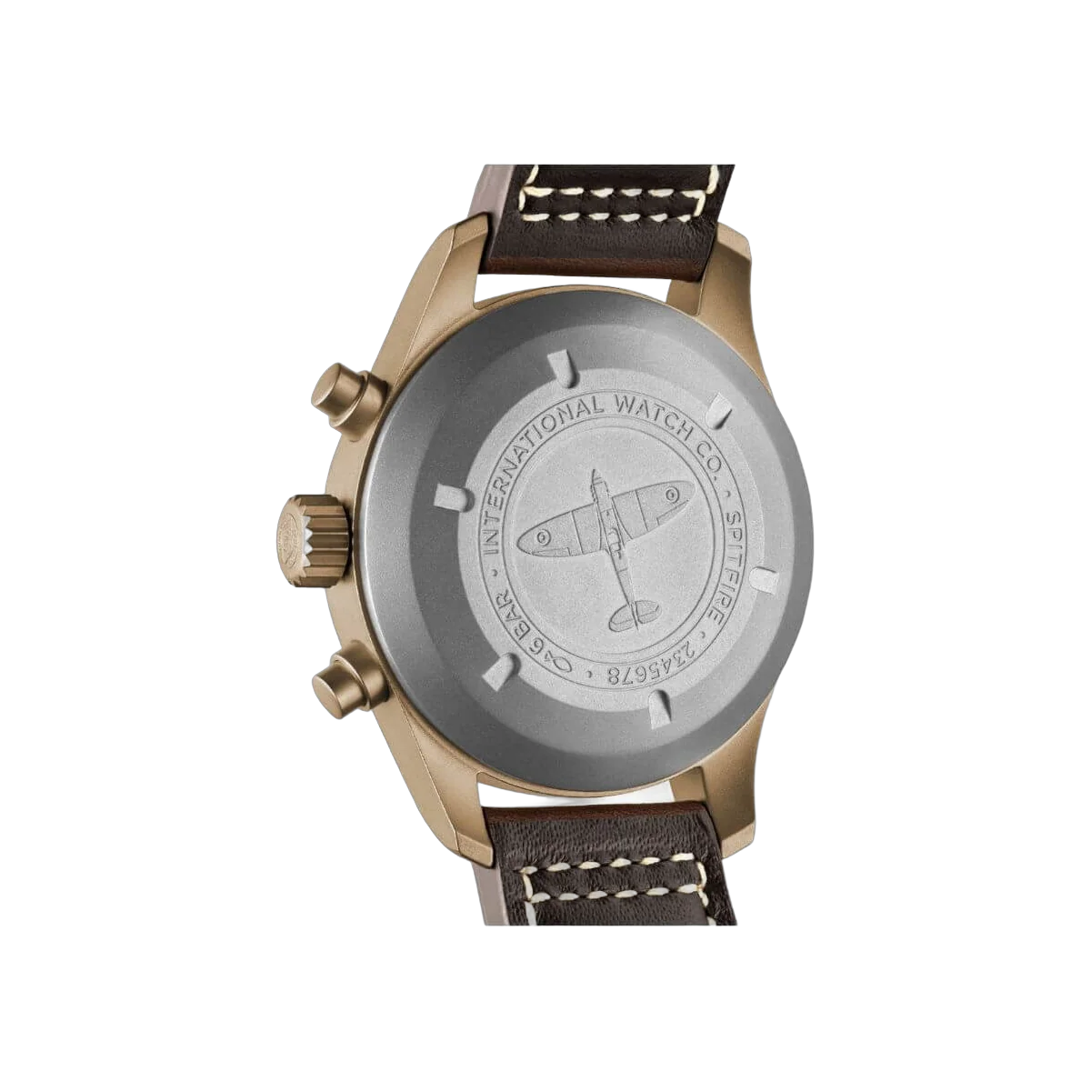 IWC 飞行员 IW387902 喷火战斗机计时码表 绿色表盘