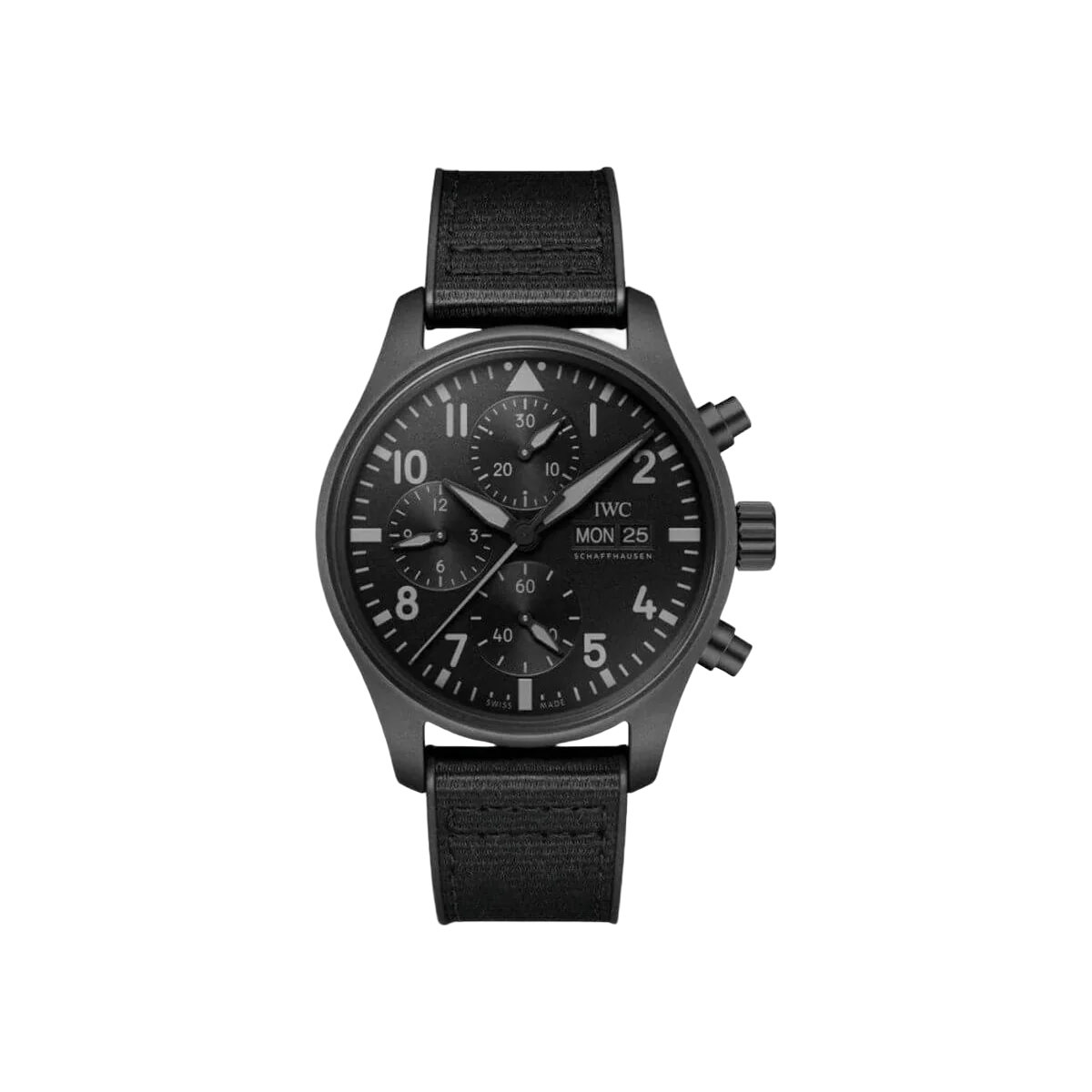 IWC 飞行员腕表 IW388106 计时码表 41 Top Gun 黑色表盘