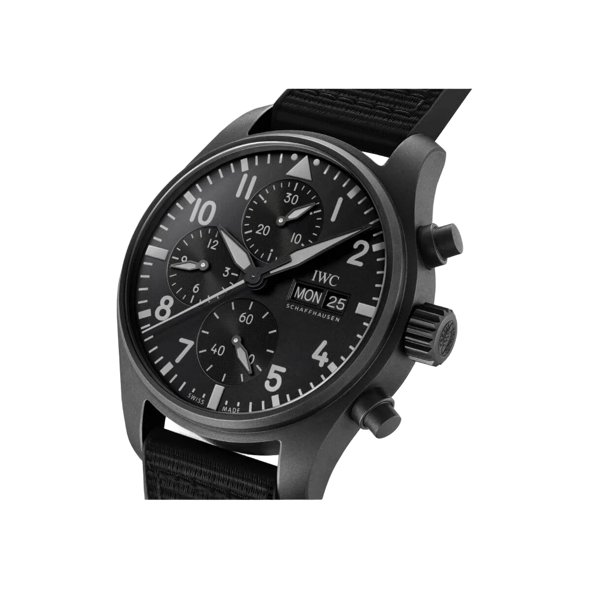 IWC 飞行员腕表 IW388106 计时码表 41 Top Gun 黑色表盘