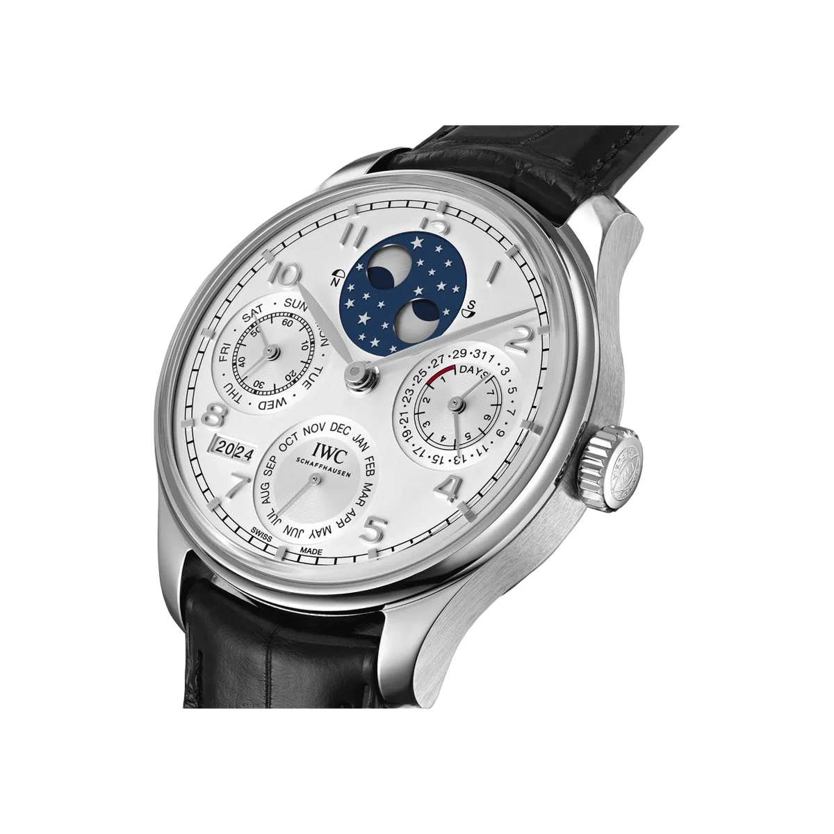 IWC Portugieser IW503406 Perpetual Calendar Platinum 44.2mm White Dial Men's Watch