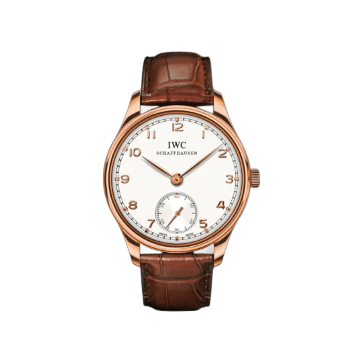IWC Portuguese IW545409 أوتوماتيكية جلد بني مينا أبيض