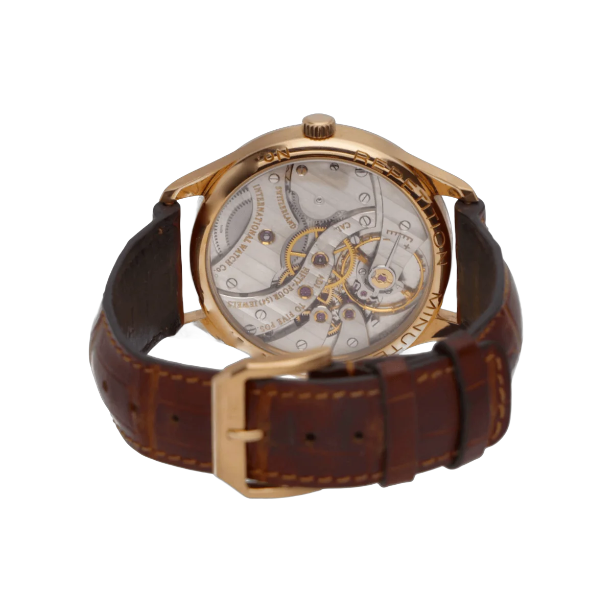 IWC Schaffhausen Portuguese IW524005 Minute Repeater Limited Edition Rose Gold Manual Silver Dial