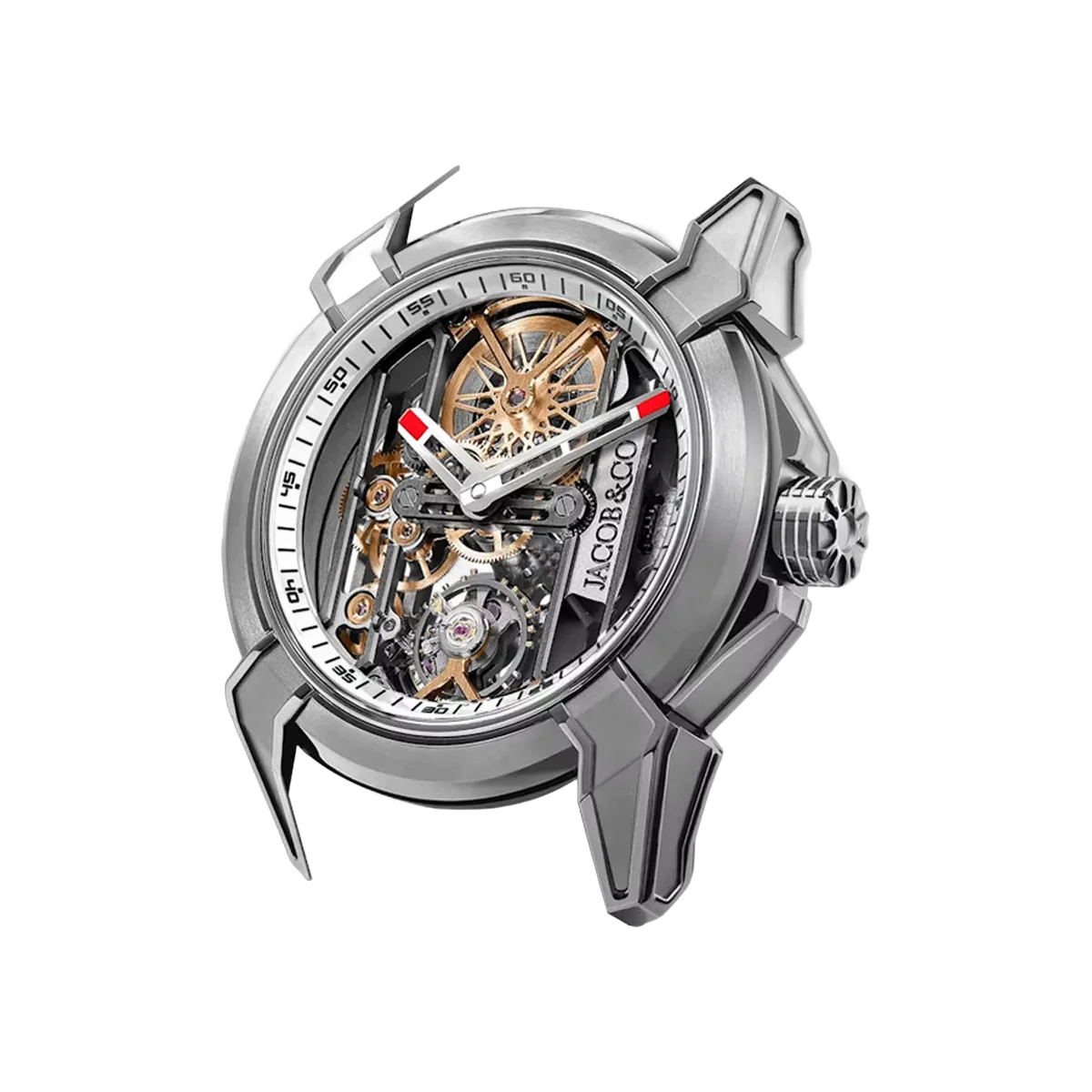 Jacob & Co. Epic X Skeleton EX110.20.AA.AI.A Titanium White 44mm Skeleton Dial Men's Watch