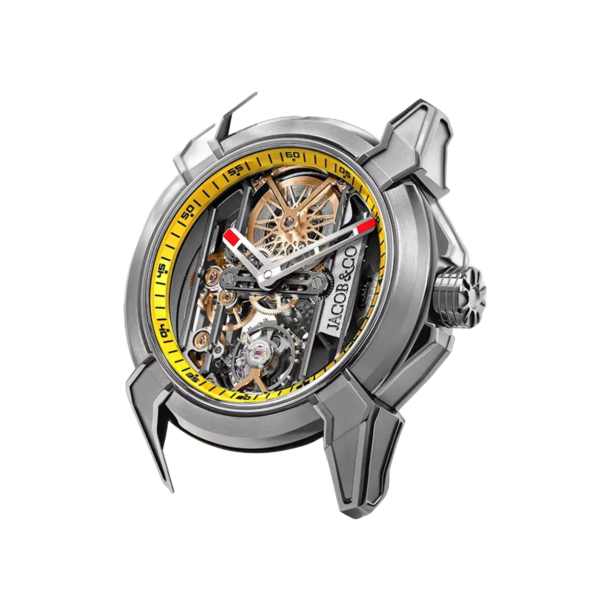 Jacob & Co. Epic X Skeleton EX110.20.AA.AQ.A Titan Gelb 44mm Skelettzifferblatt Herrenuhr