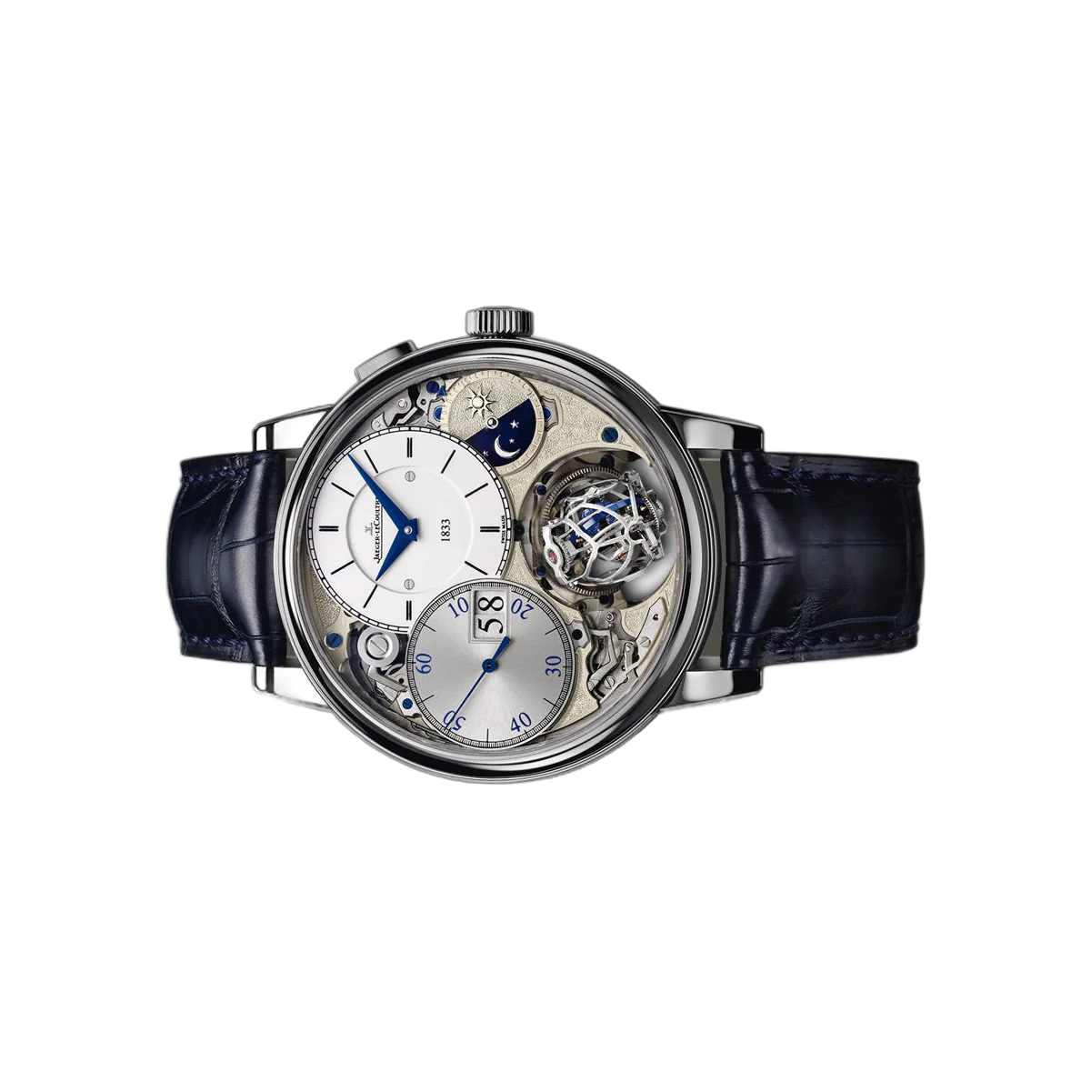 Jaeger-LeCoultre Master 5036420 Platinum 43.5mm Silver Dial Men's Watch