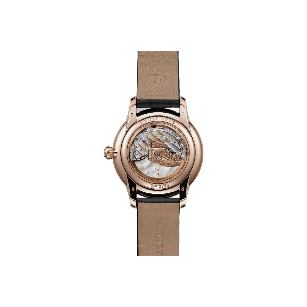 Jaquet Droz Les Ateliers D'Art Petite Heure Minute Relief Men's Watch Ref. J005023275