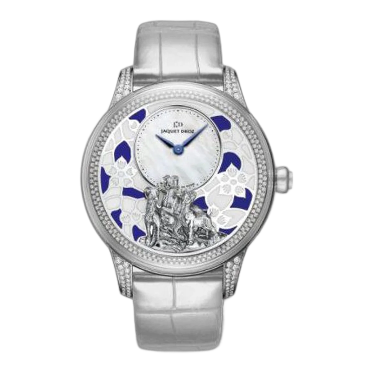 雅克德罗 (Jaquet-Droz) 小时针分钟浮雕山羊男士腕表 Ref. J005024277