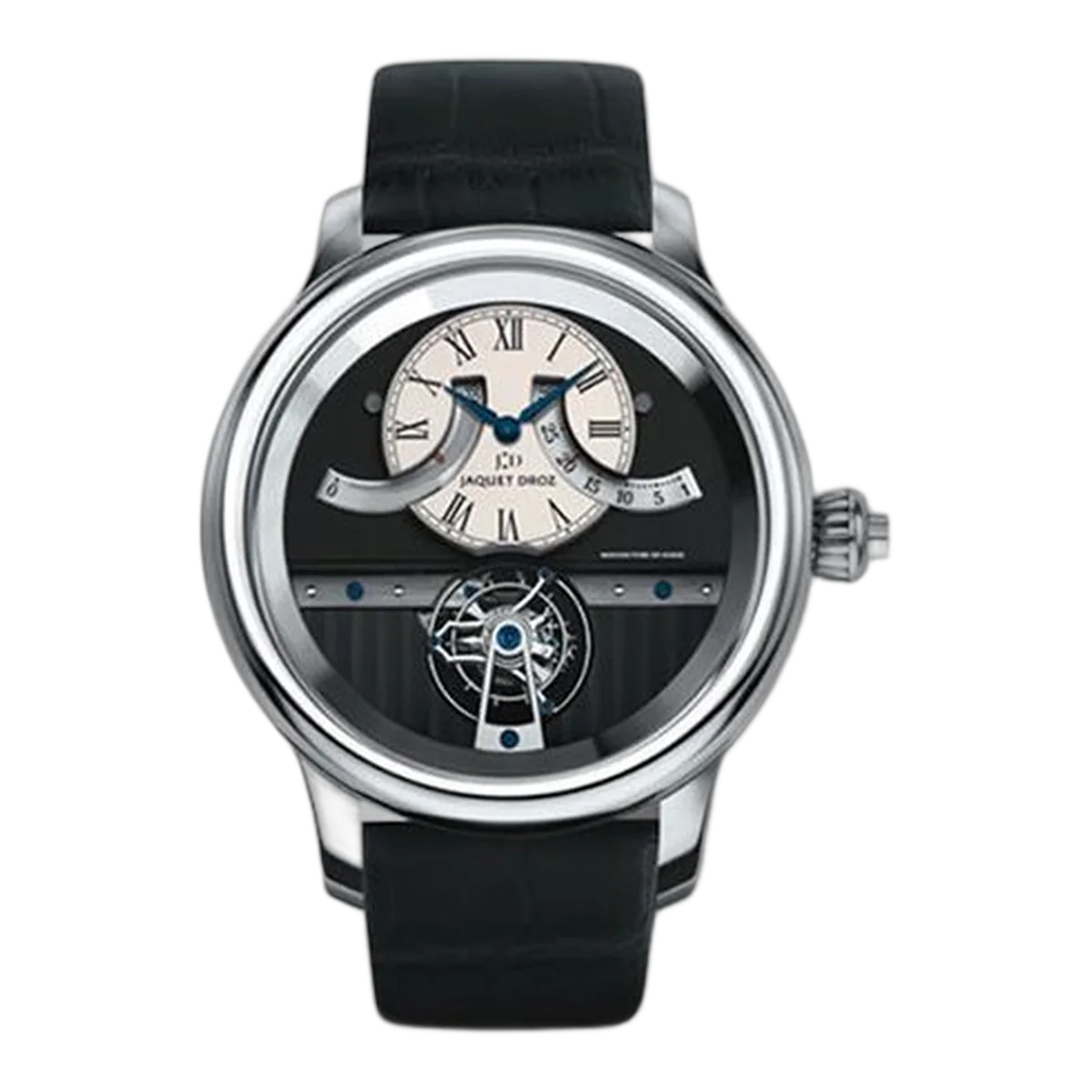 雅克德罗 (Jaquet Droz) 白金陀飞轮 Quantieme 男士腕表 Ref. J028034201