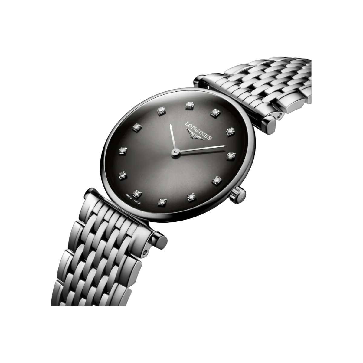 Longines LA Grande Classique L45124776 Quartz 29mm Grey Dial Womens Watch