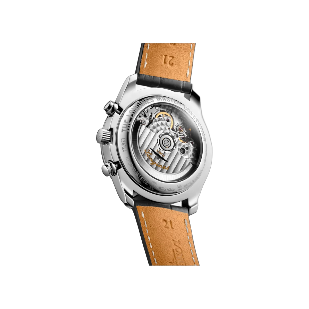 Longines Master Collection Chrono Mondphase L26734612 Automatik 40mm Schwarzes Zifferblatt Herrenuhr