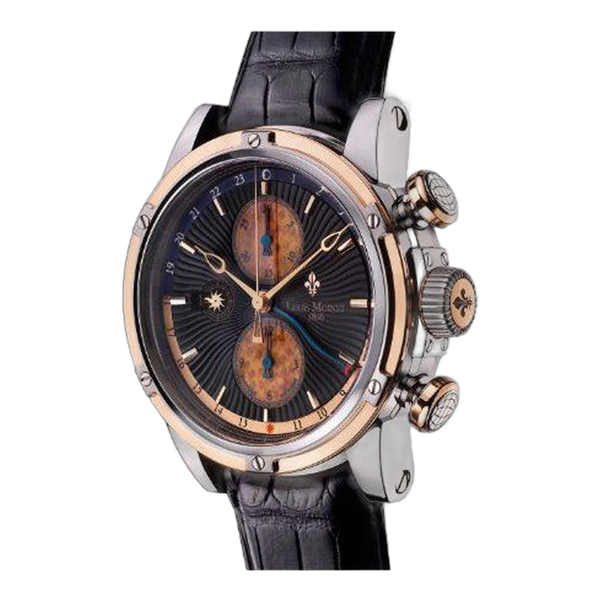 Louis Moinet Geograph 46Mm Stainless Steel Limited Edition 120 Pieces Men's Watch