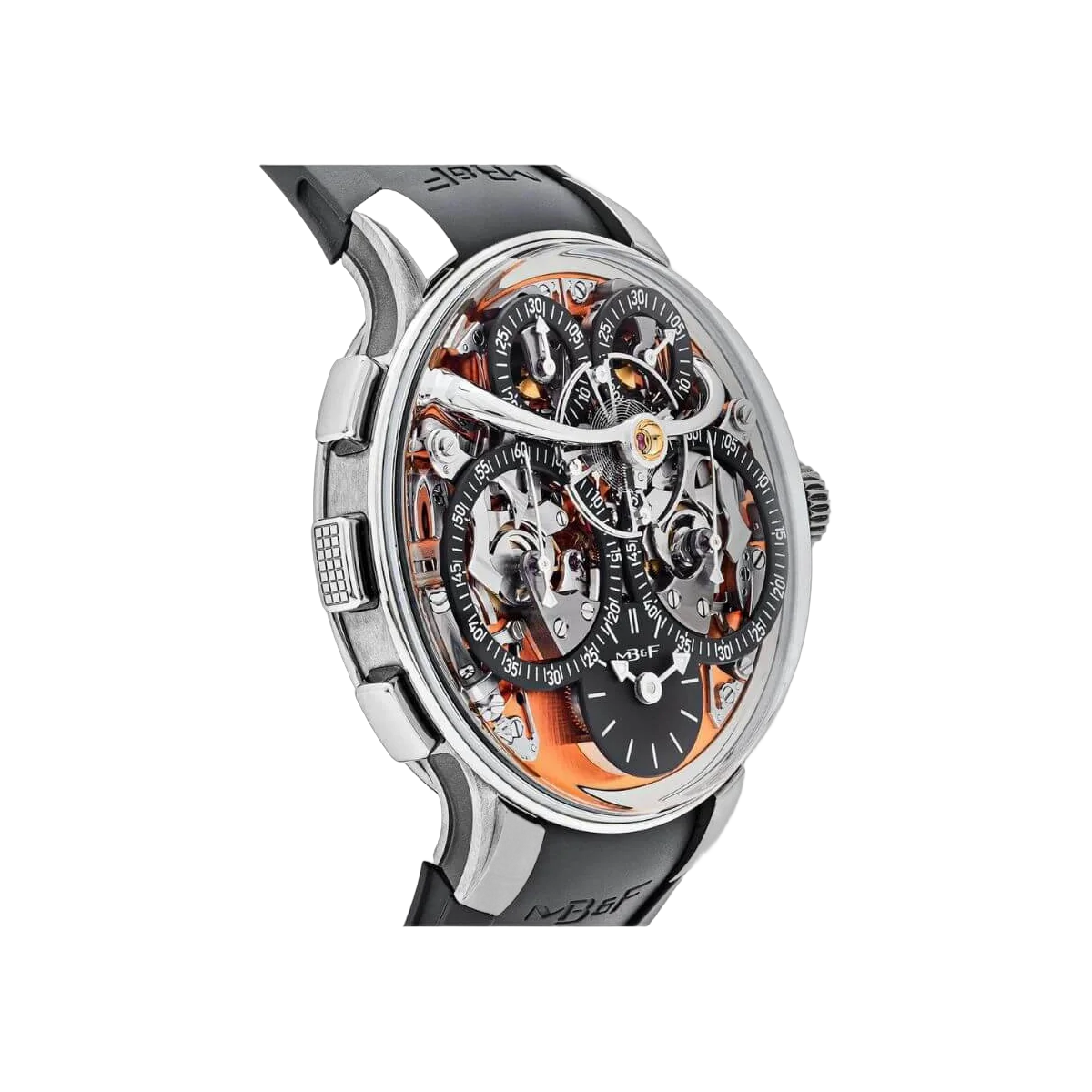 MB&F Legacy Machine 09.ZR.OR Sequential EVO Zifferblatt Orange