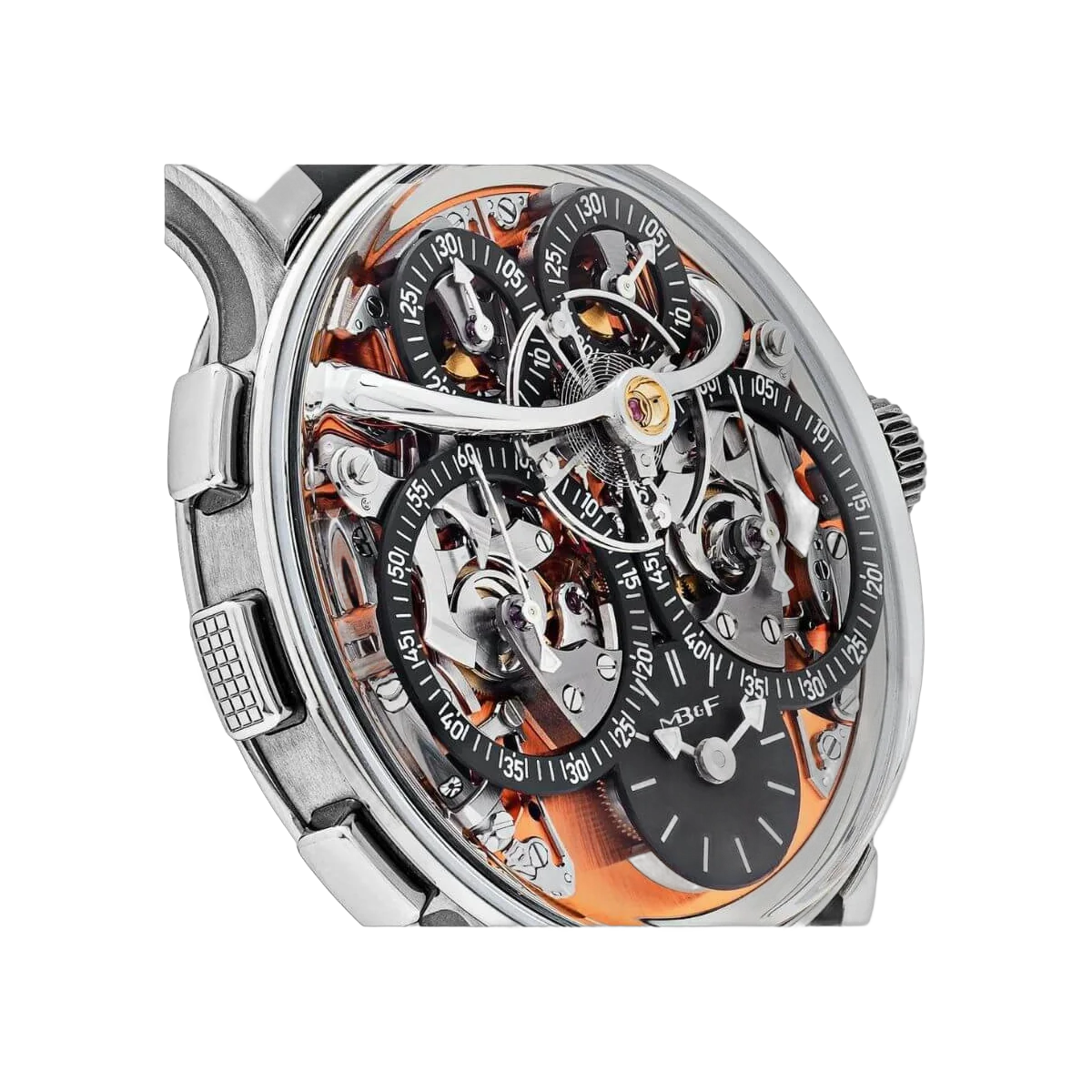 MB&F Legacy Machine 09.ZR.OR Sequential EVO Zifferblatt Orange