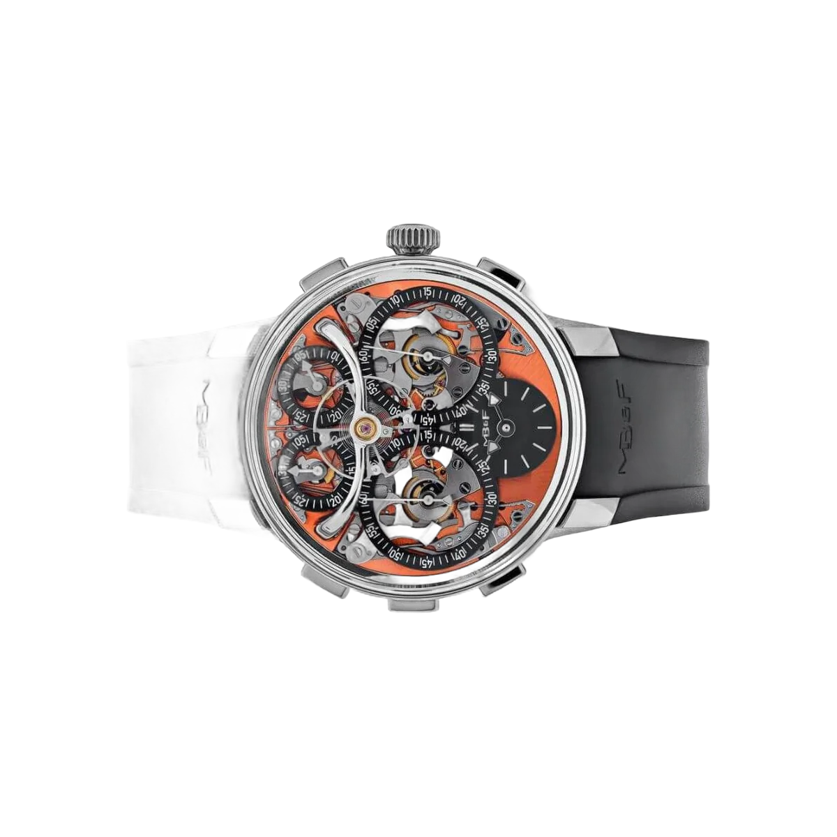 MB&F Legacy Machine 09.ZR.OR Sequential EVO Zifferblatt Orange