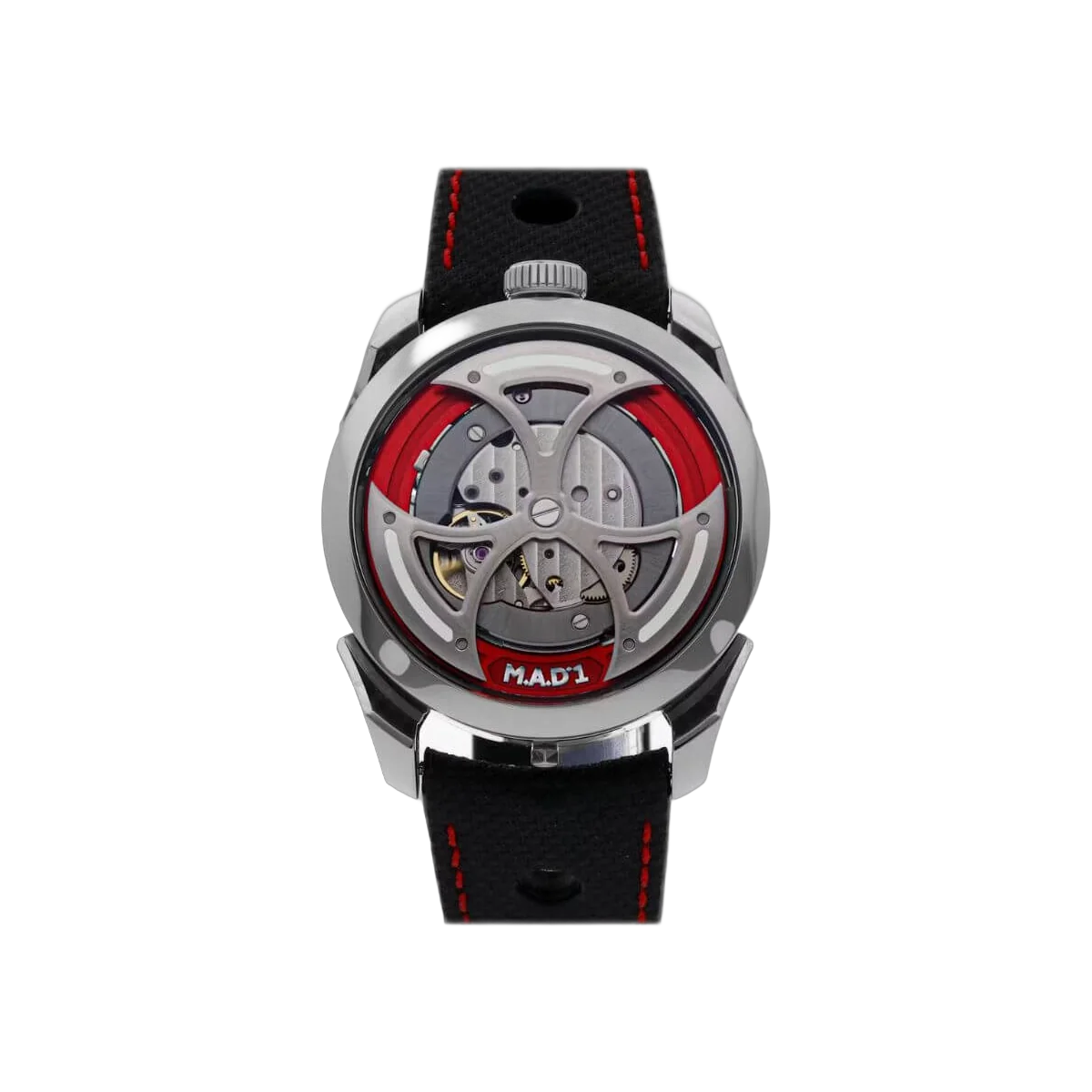 MB&F M.A.D.1 Red M.A.D World 42 MM مينا أحمر