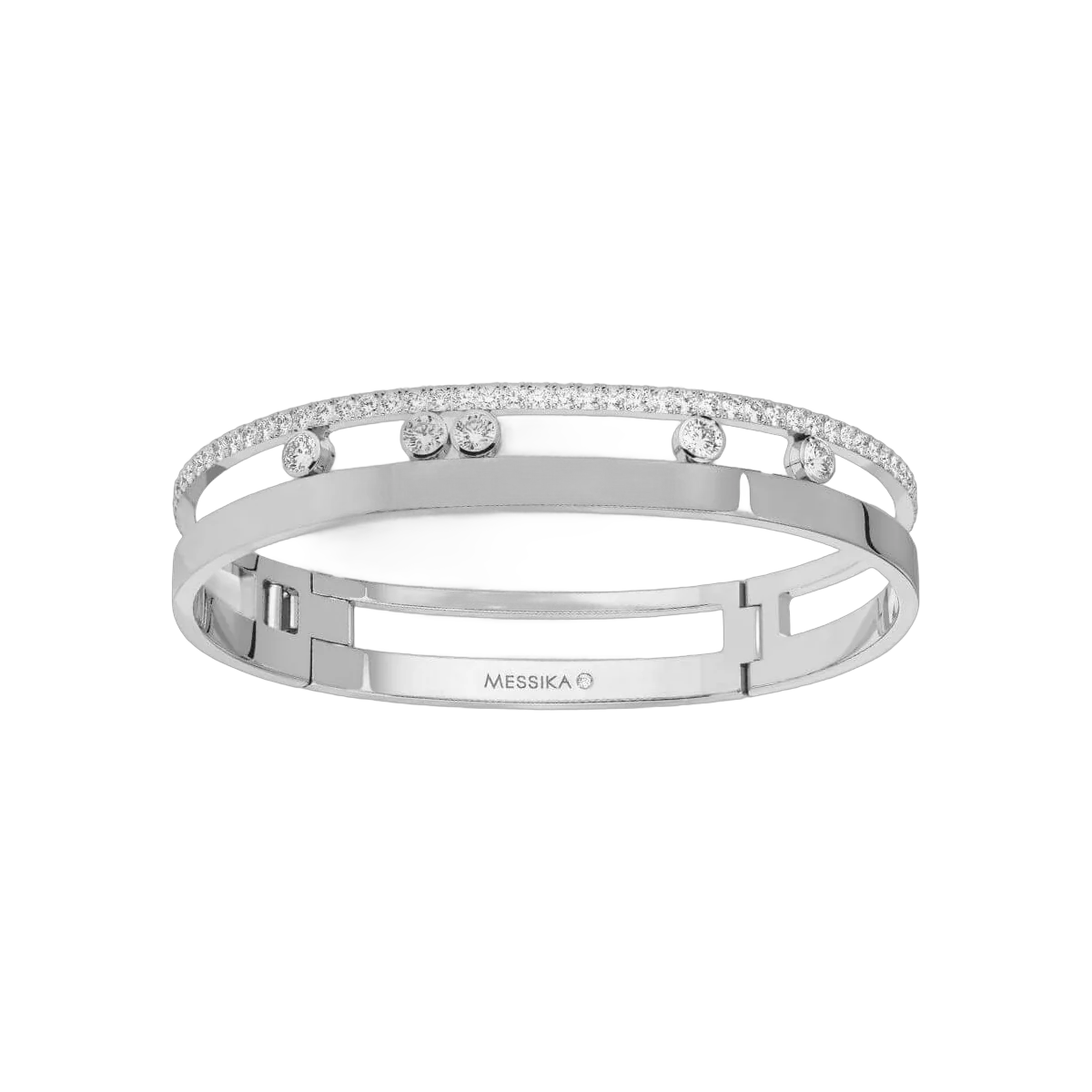 Messika Move Romane 06747-Wg Armband aus Weißgold und Diamanten