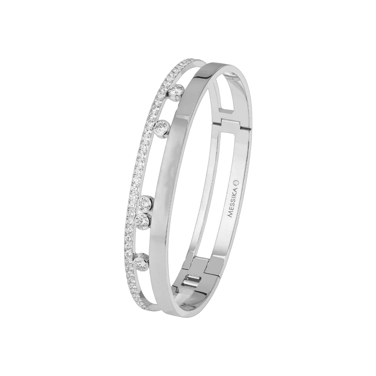 Messika Move Romane 06747-Wg Armband aus Weißgold und Diamanten