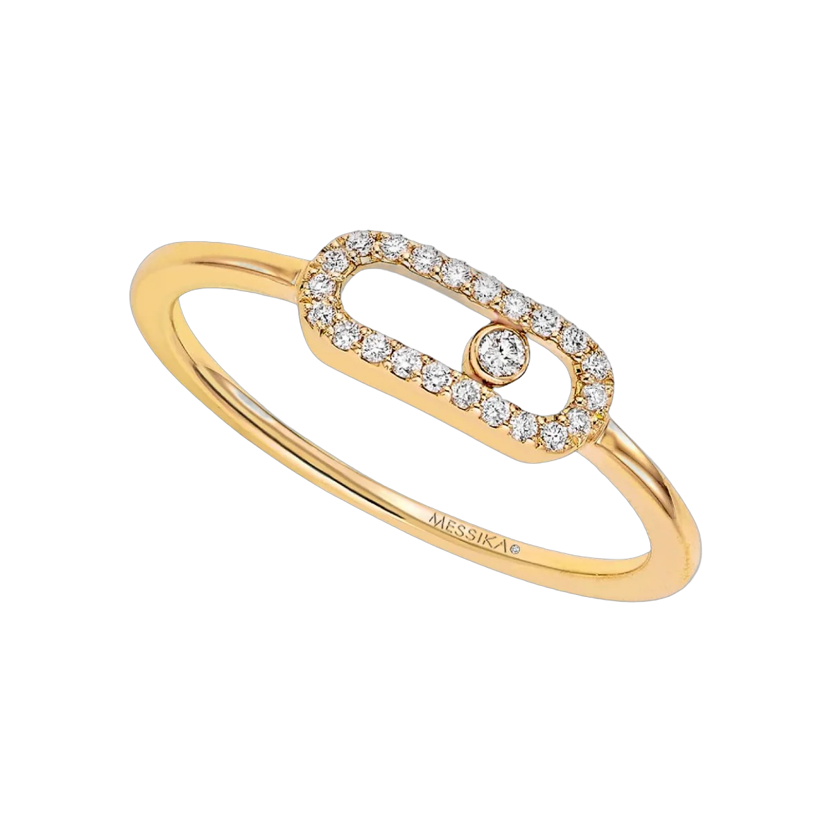 Messika Move Uno 04705-YG Yellow Gold Diamond Ring – additional product photo 3
