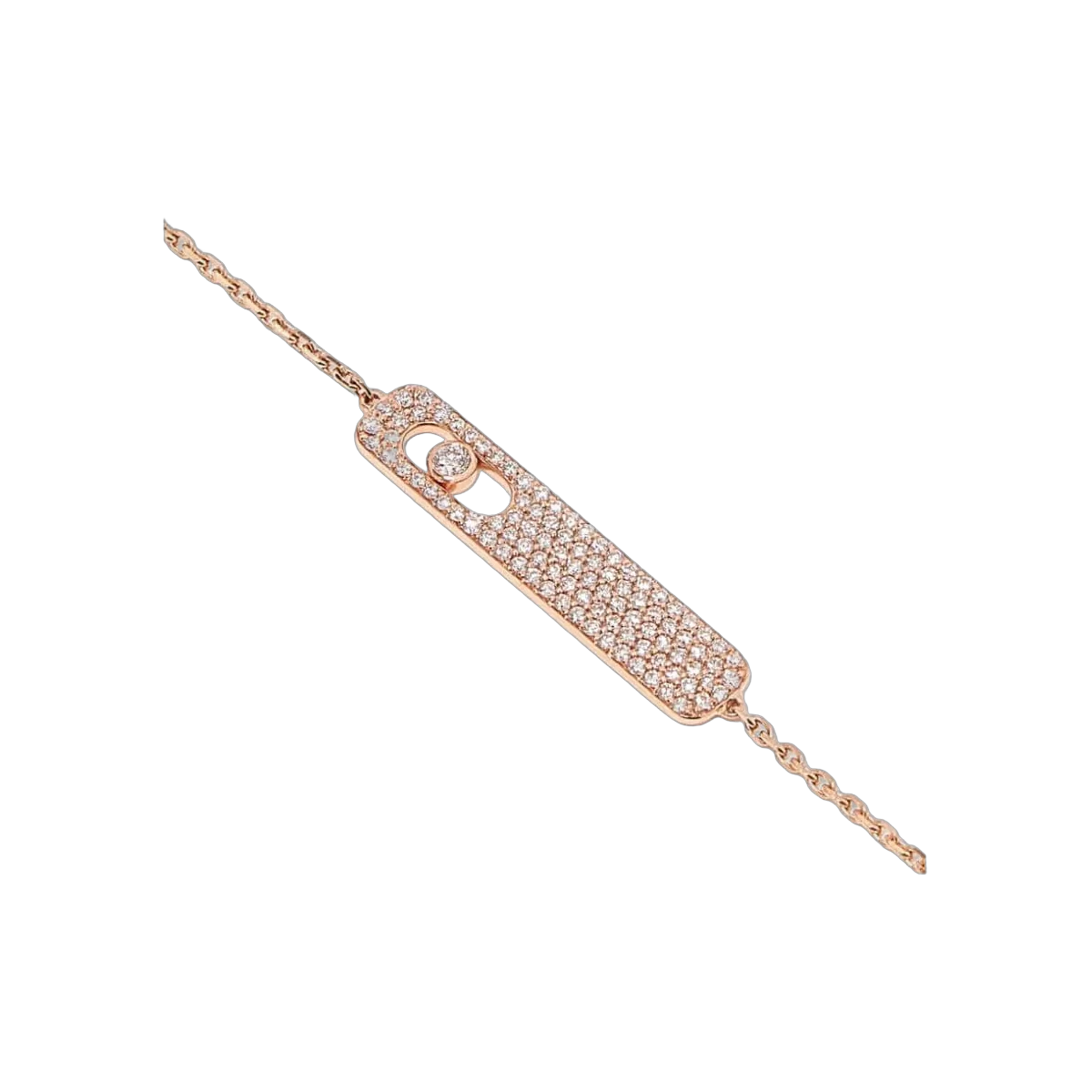 Messika My First Diamond Pavé 07535-RG Rose Gold Diamond Bracelet