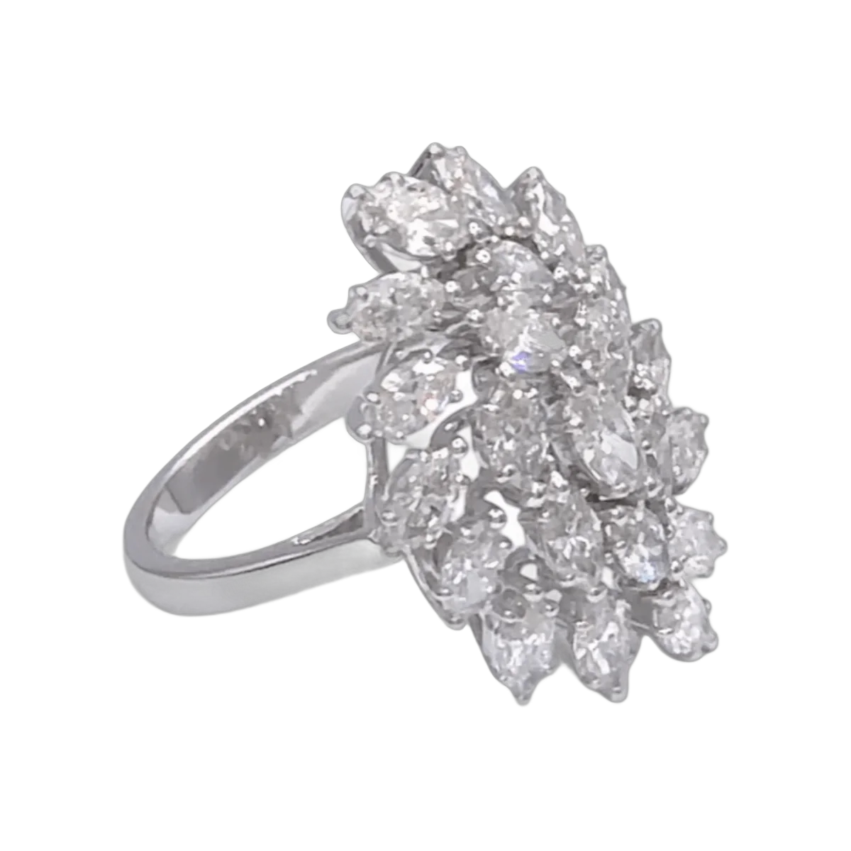 MQ RING- 3.18 CTS-HRD-E-F/VVS-VS,R88R,Gesamtgewicht - 7.02 g