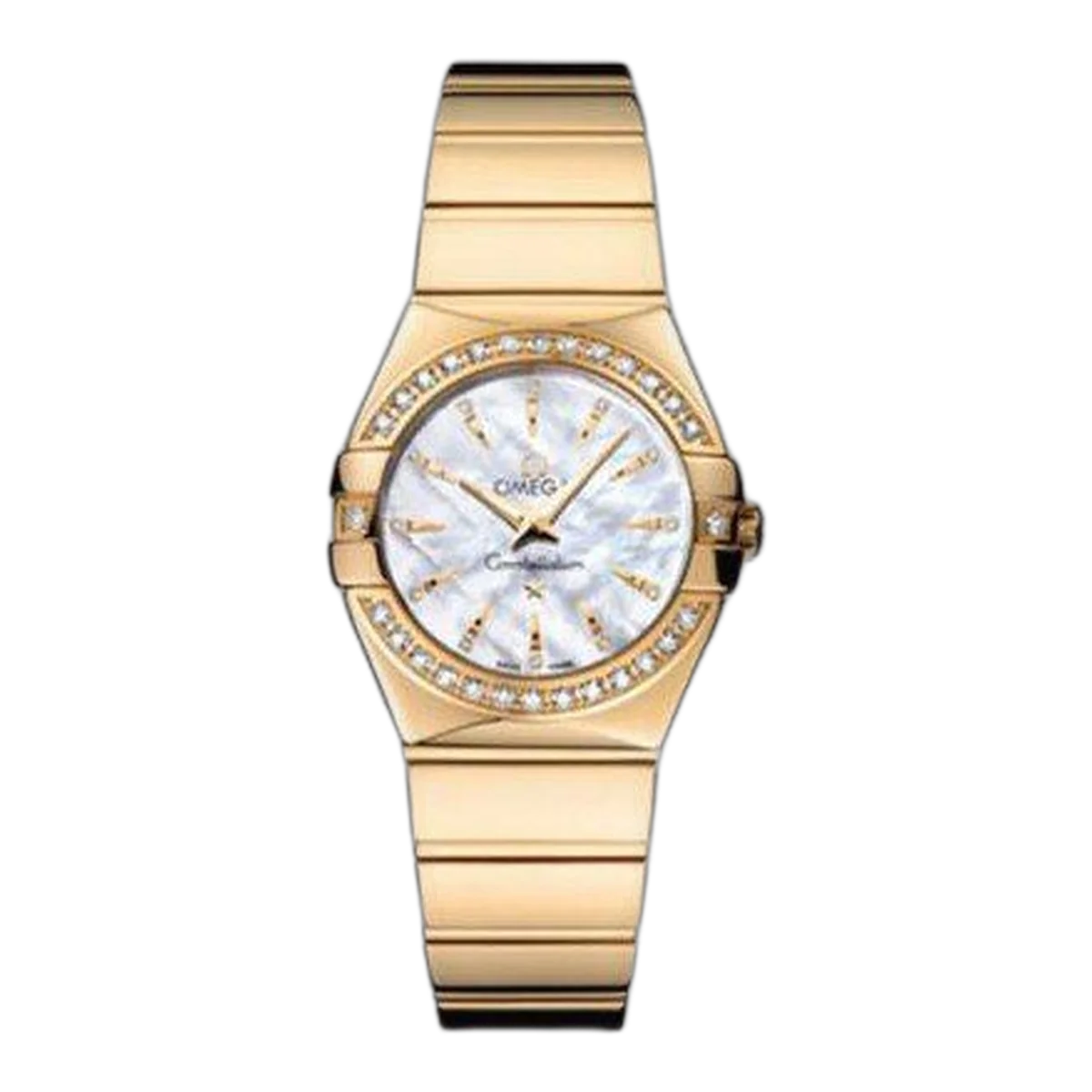 Omega Constellation 18Kt Yellow Gold 27Mm Ladies Watch
