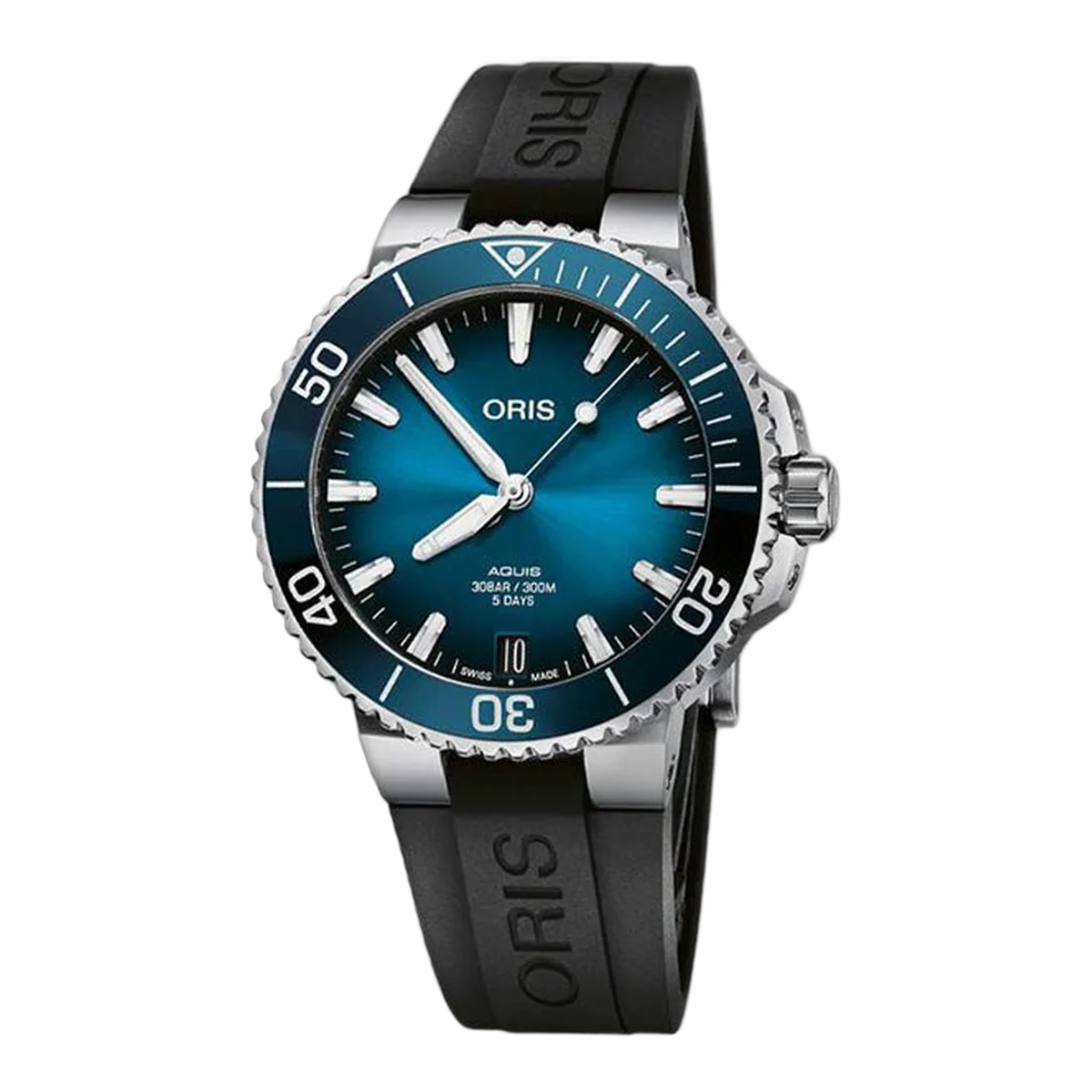 Oris Aquis Date Calibre 400 Automatic Blue Dial 41.50Mm Stainless Steel Men's Watch