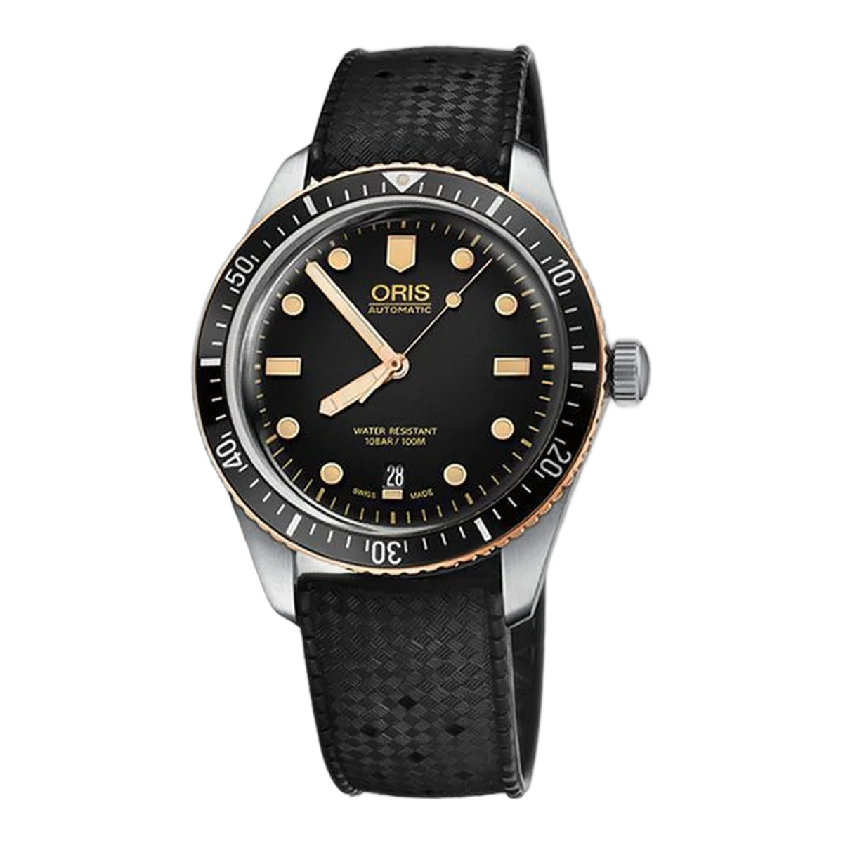 Oris Divers 01 733 7707 4354-07 4 20 18 Sixty-Five Black Dial Automatic 40Mm Stainless Steel Men's Watch