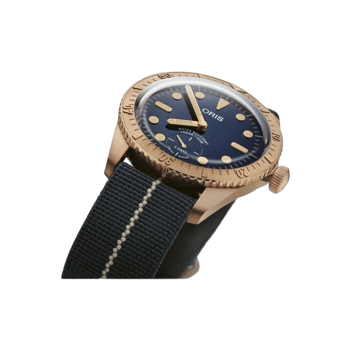 Oris Divers Carl Brashear 01 401 7764 3185-Set Blue Dial Limited Edition Men's Watch