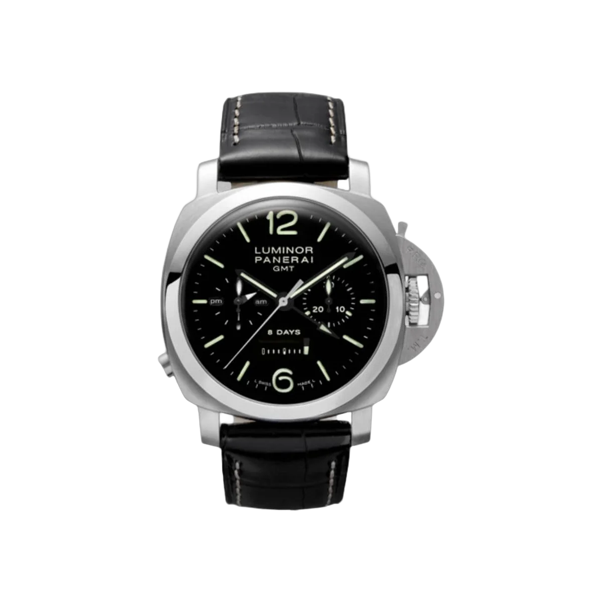 Panerai Luminor Chrono Monopulsante 8 Tage GMT 44mm Herrenuhr Ref. PAM00275