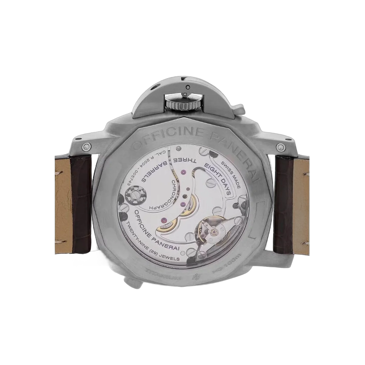 沛纳海 Luminor Chrono Monopulsante 8 Days Gmt 44 毫米钛金属限量版 500 枚男士腕表参考号。帕姆00311