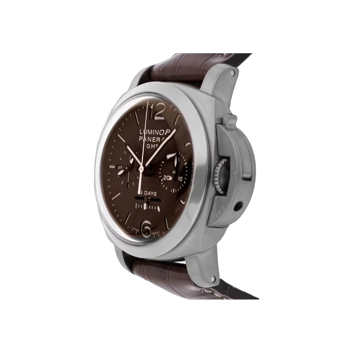沛纳海 Luminor Chrono Monopulsante 8 Days Gmt 44 毫米钛金属限量版 500 枚男士腕表参考号。帕姆00311