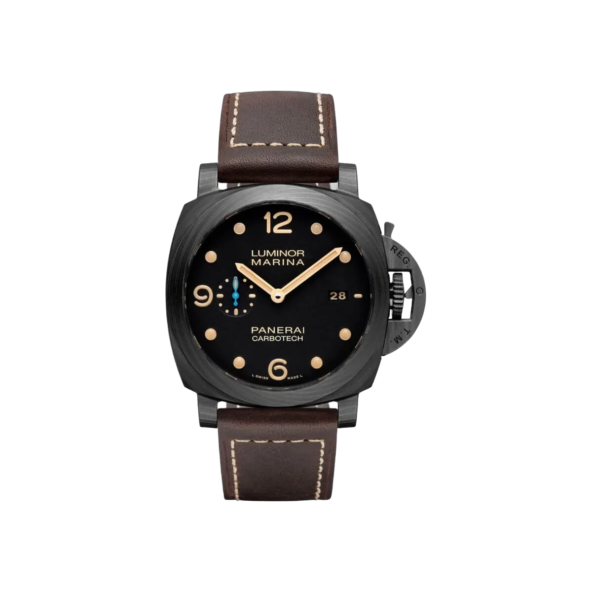 沛纳海 Luminor Marina Carbotech PAM00661 44 毫米黑色表盘
