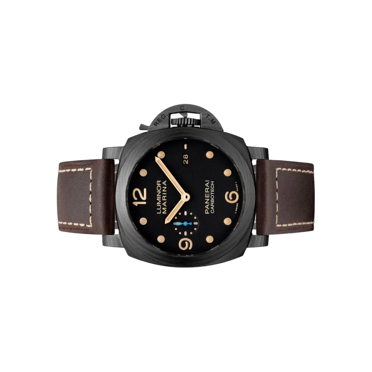 沛纳海 Luminor Marina Carbotech PAM00661 44 毫米黑色表盘