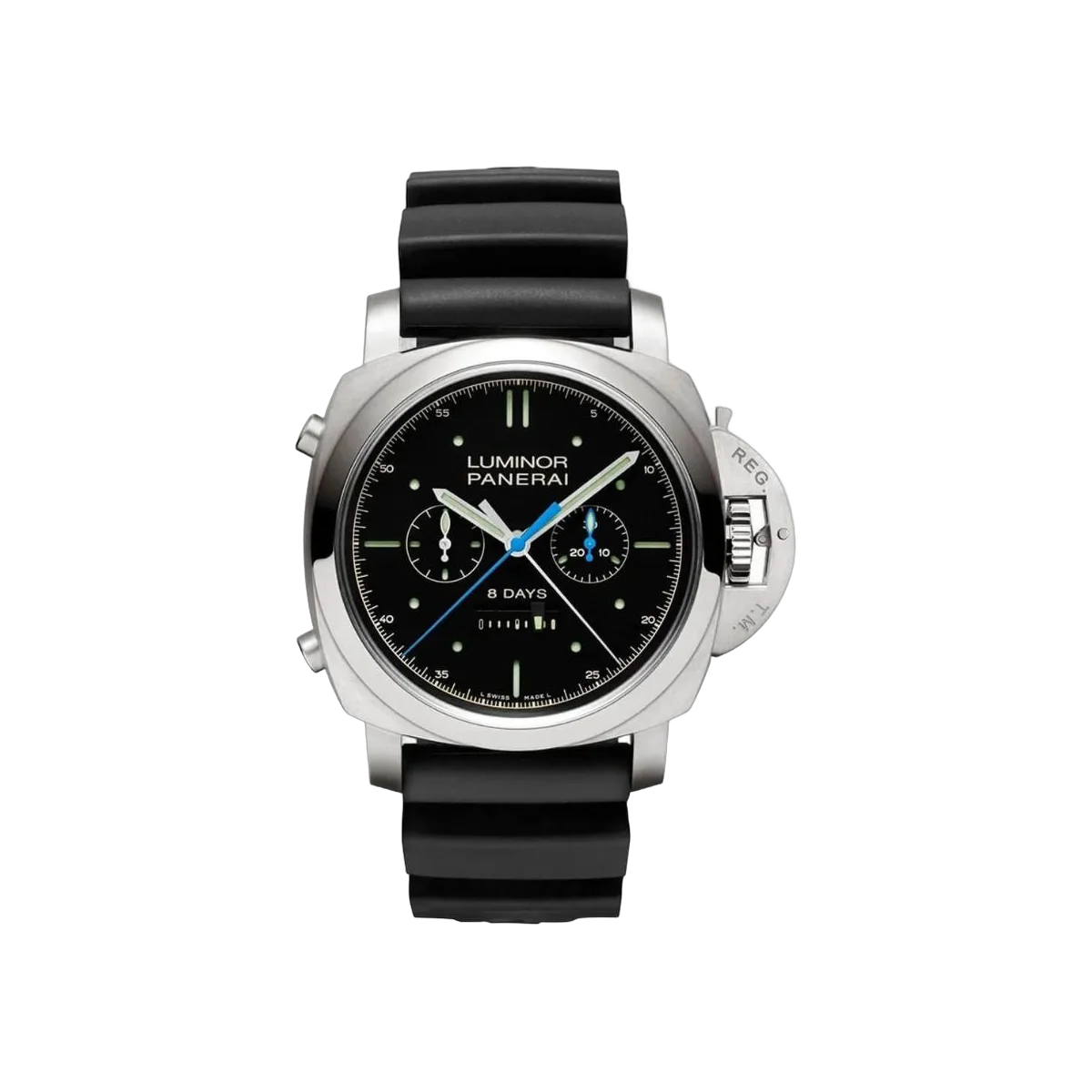 沛纳海 Luminor PAM00530 1950 Rattrapante 8 Days 钛金属