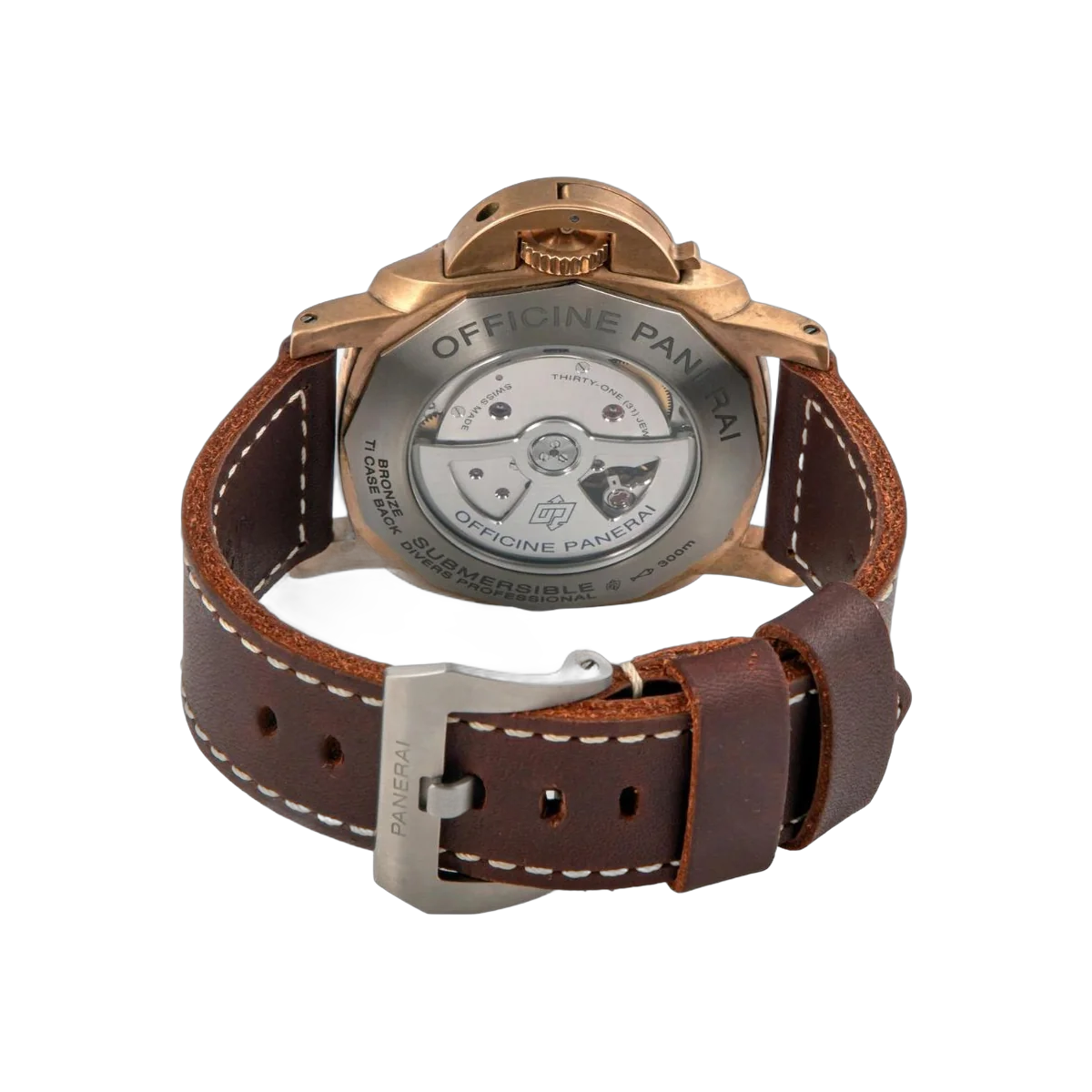 Panerai Luminor Submersible PAM00968 Bronzo Brown Dial 47mm Men's Watch