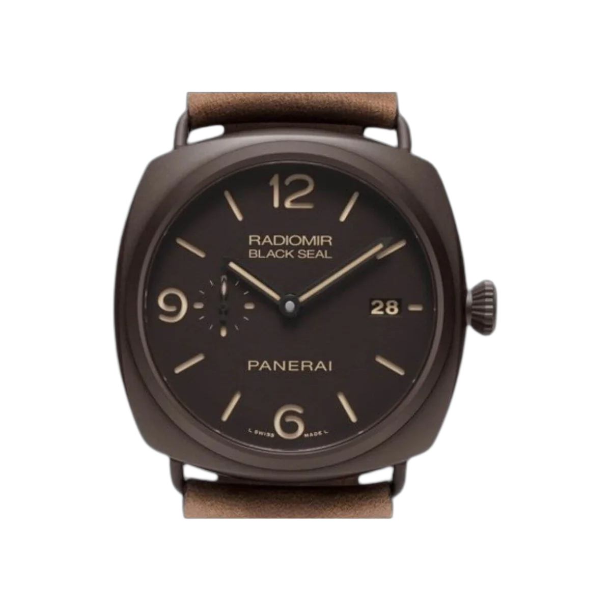 Panerai Radiomir Pam00505 Black Seal 45mm أسود من السيراميك المركب