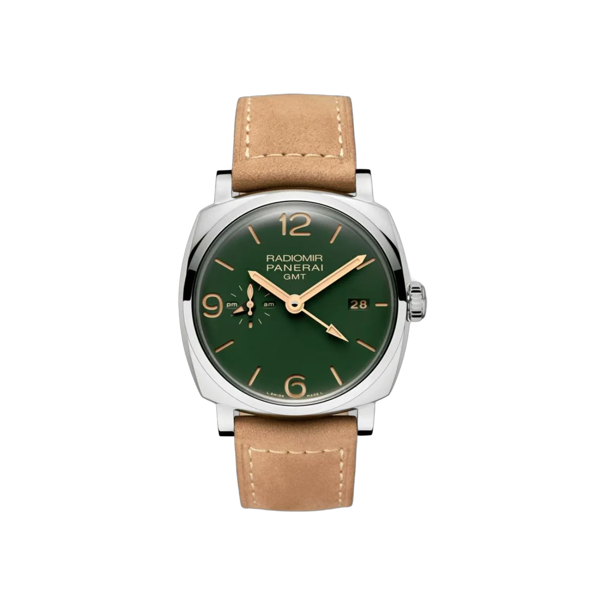 Panerai Radiomir Pam00998 GMT Militärgrünes Zifferblatt