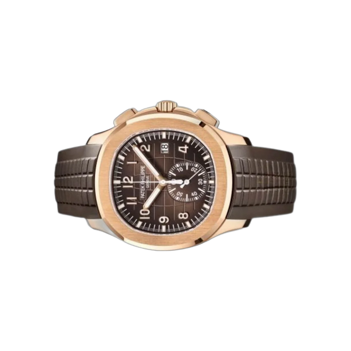 Patek Philippe Aquanaut 5968R-001 Chronograph Brown Dial 18K Rose Gold